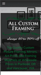 Mobile Screenshot of customframingwholesale.com